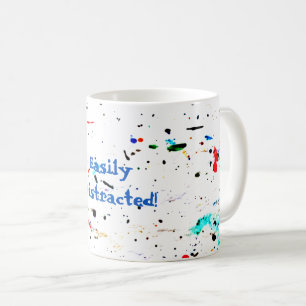 Mug Peinture d'art Abstrait Splashes Spotty Personnali