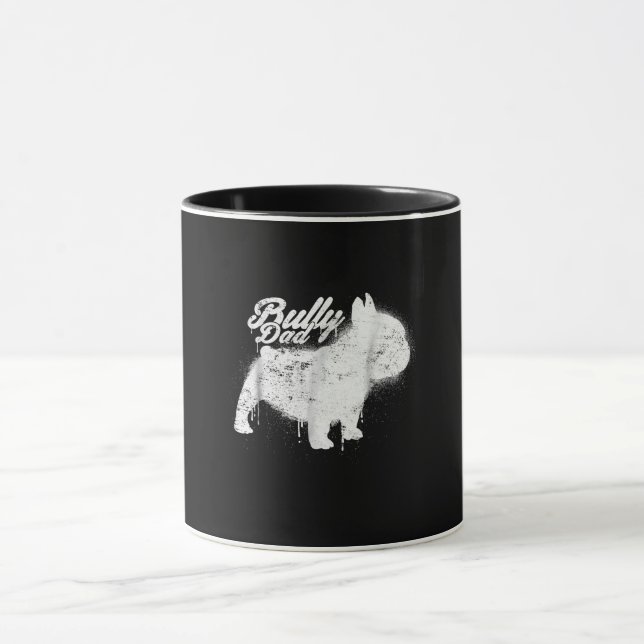 Mug peinture d'art cool français bulldog frenchie cade (Centre)