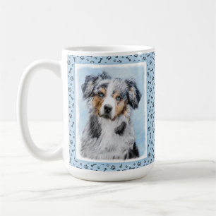 Mug Peinture de berger américaine miniature - Chien Ar