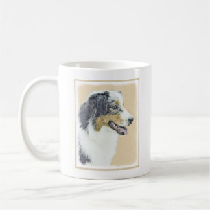 Mug Peinture de berger australienne - Art original de