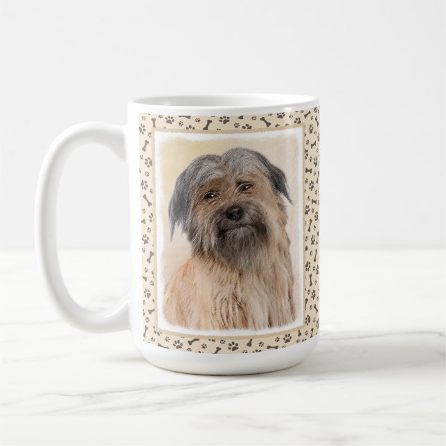 Mug Peinture de berger pyrénéenne - Cute Original Chie (Gauche)