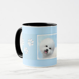 Mug Peinture de Bichon Frise - Cute Original Dog Art