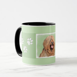 Mug Peinture de Briard - Cute Original Dog Art