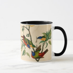Mug Peinture de Bunting par Audubon Bird Painting 