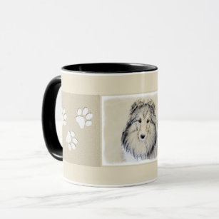 1 Tasse motif chien  SHETLAND Mug 