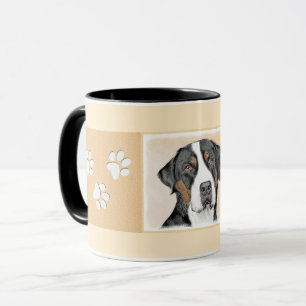 Mug Peinture de Chien de Montagne - Art original