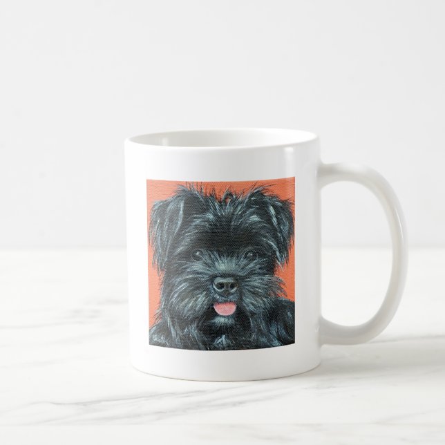 Mug Peinture de chien de Terrier mignon (Droite)