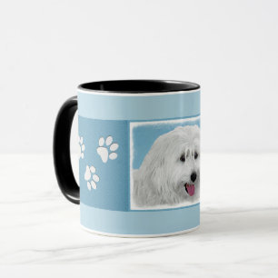 Mug Peinture de chien des lowland polonais - Art du ch