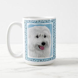 Mug Peinture de chien des lowland polonais - Art du ch