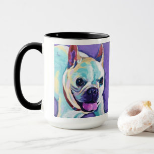 Mug Peinture de chien personnalisée - Aimé pour toujou