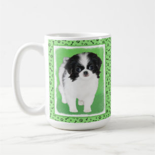 Mug Peinture de chiot de Chin de Japonais - art