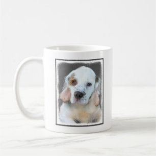 Mug Peinture de Clumber Spaniel - Art original de chie