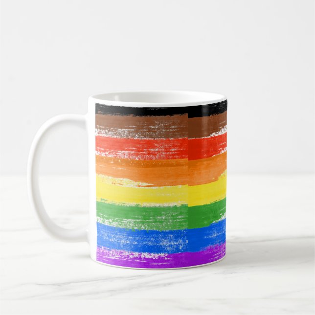 Mug Peinture de fierté LGBTQIA+ (Gauche)