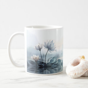 Mug Peinture De Fleur De Lotus