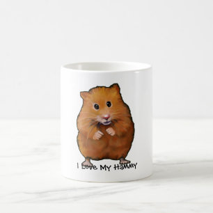 Mug Peinture de HAMSTER, j'aime mon Hammy