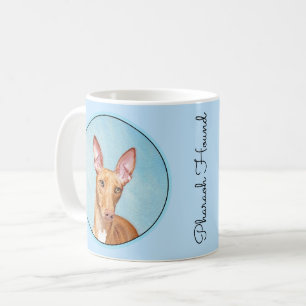 Mug Peinture de Hound Pharaoh - Cute Original Dog Art