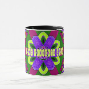 Mug Peinture de kaléidoscope pour la journée du père