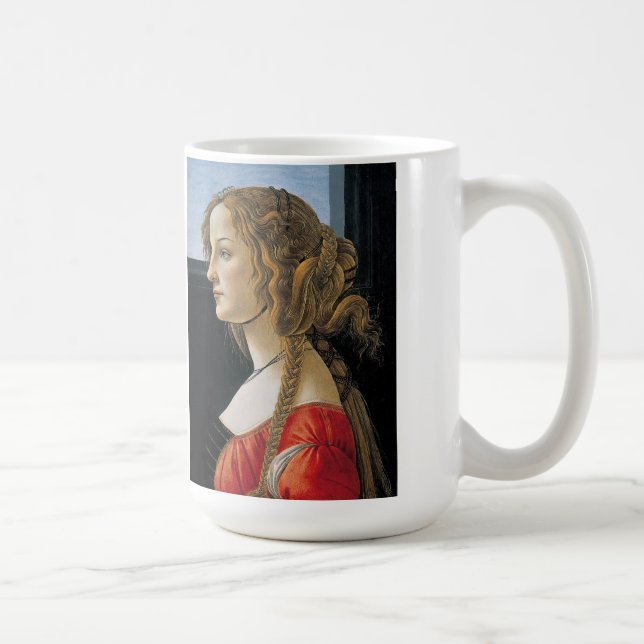 Mug Peinture de la Renaissance de Botticelli (Droite)
