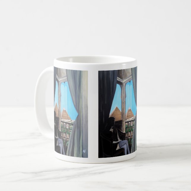 Mug Peinture de l'hôtel Pyramisa par Alfred Fox (Devant gauche)