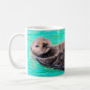 Mug Peinture de loutre de mer