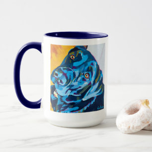 Mug Peinture de portrait de chien personnalisée - Anim