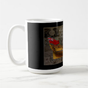 Mug Peinture de profil du navire Jersey