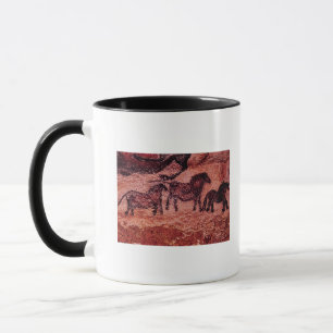 Mug Peinture de roche des tarpans, c.17000 AVANT JÉSU