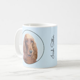 Mug Peinture de Setter irlandais - Joli art original d