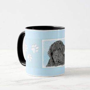 Mug Peinture de Terre-Neuve - Cute Original Chien Art