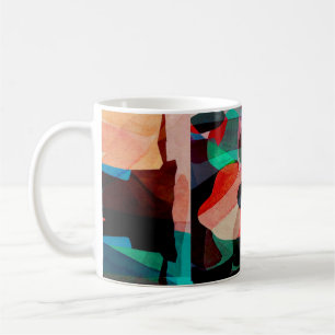 Mug Peinture de texture géométrique motif classique