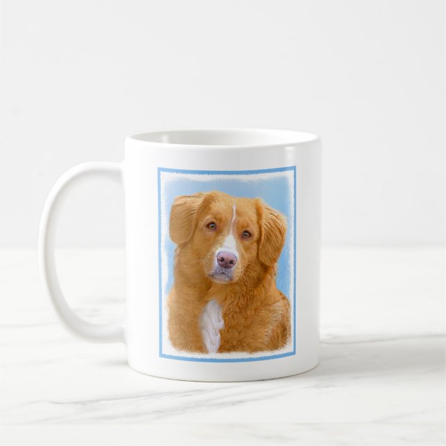 Mug Peinture de tintement de chien de chien d'arrêt de (Gauche)