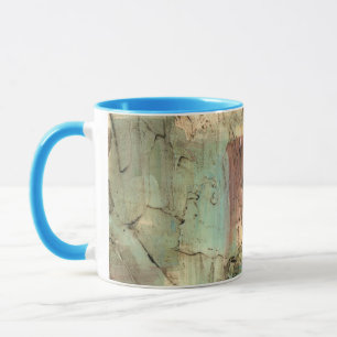 Mug Peinture de ton de la terre avec la surface
