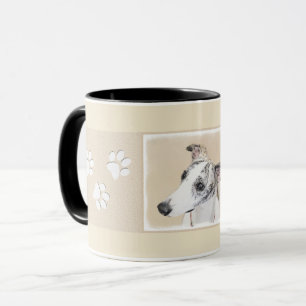 Mug Peinture de whippet - art original mignon de chien