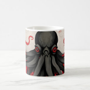 Mug Peinture d'encre asiatique de Cthulhu