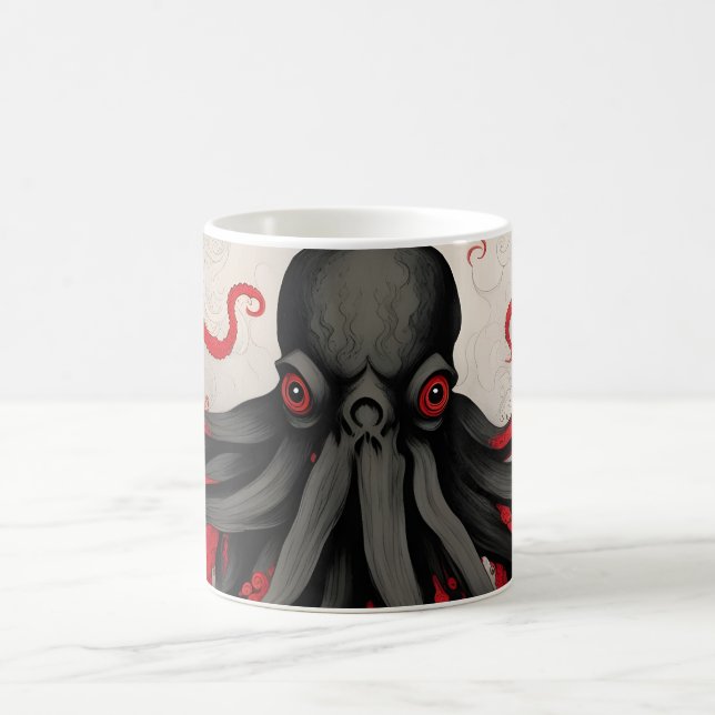 Mug Peinture d'encre asiatique de Cthulhu (Centre)