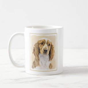 Mug Peinture d'espagnol Welsh Springer - Art original