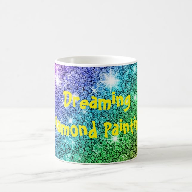 Mug Peinture diamantée de rêve (Centre)