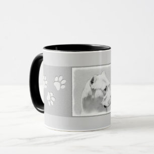 Mug Peinture Dogo Argentino - L'art original du chien