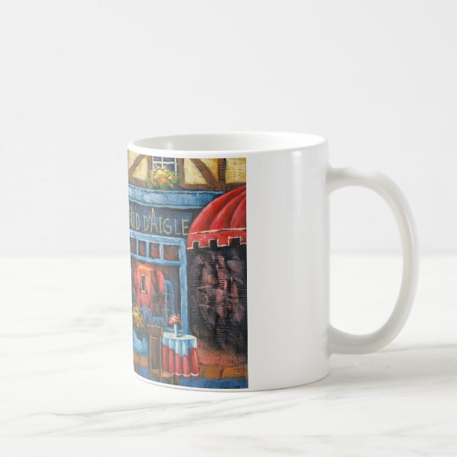 Mug Peinture d'un restaurant français (Droite)