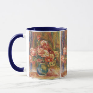 Mug Peinture élégante de rose Renoir dans le style sha