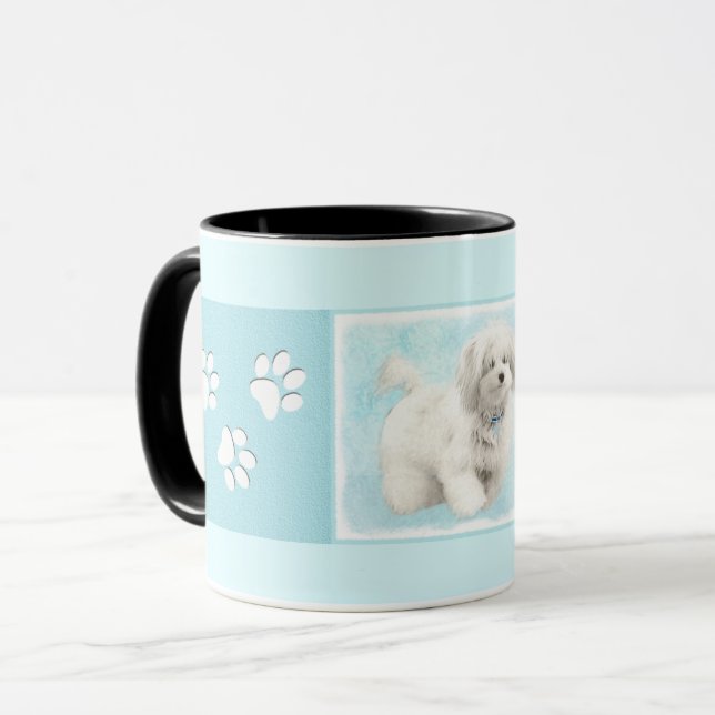 Mug Peinture en coton de Tuléar - Belle peinture origi (Devant gauche)