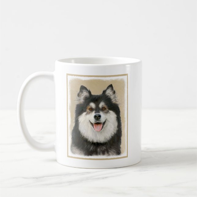 Mug Peinture en lapon finlandais - Beau art original d (Gauche)