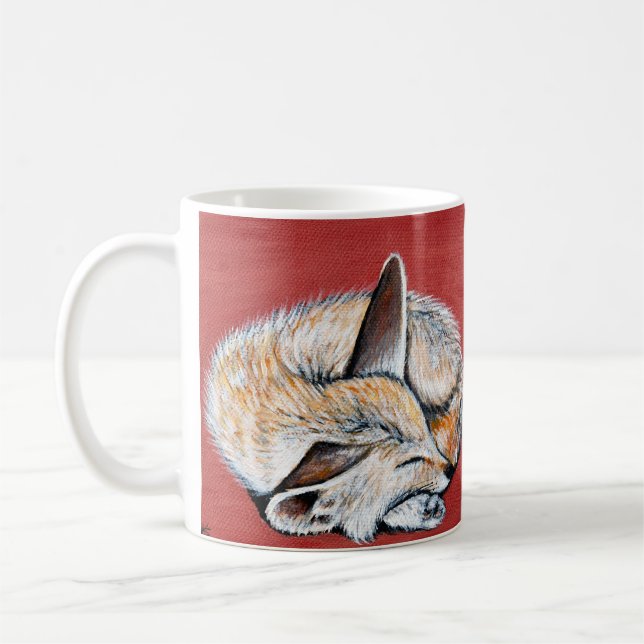 Mug Peinture Fennec Fox (Gauche)