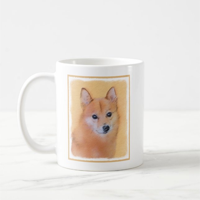 Mug Peinture finlandaise Spitz - Jote Original Chien A (Gauche)