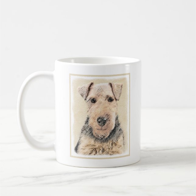 Mug Peinture galloise Terrier - Cute Original Chien Ar (Gauche)