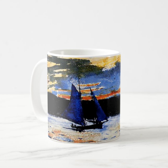 Mug peinture Gloucester Sunset par Winslow Homer (Devant gauche)