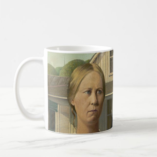Mug Peinture gothique américaine (Gauche)