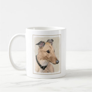 Mug Peinture Greyhound - Cute Original Chien Art