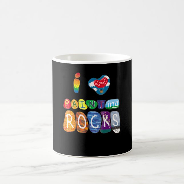 Mug Peinture | I Love Rock Painter Funny Rock Painter (Centre)