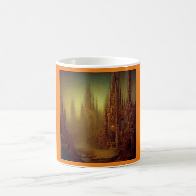 Mug Peinture Imaginaire 9 - Ville abandonnée (Centre)